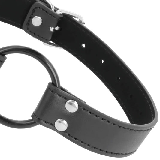 DARKNESS - MORDAZA CON ANILLA DIAMETRO 3.6 CM - Nuvica