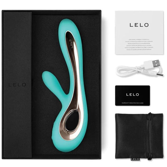 LELO - SORAYA 2 VIBRADOR RABBIT VERDE AGUA - Nuvica