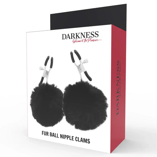 DARKNESS - PINZAS PARA PEZONES CON POMPONES 1 - Nuvica