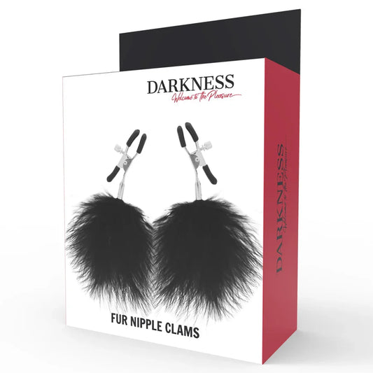 DARKNESS - PINZAS PARA PEZONES CON POMPONES 2 - Nuvica