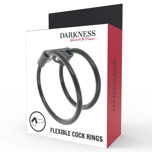 DARKNESS - ANILLA FLEXIBLE DOBLE PARA EL PENE - Nuvica