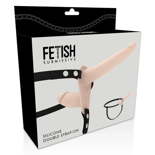 FETISH SUBMISSIVE HARNESS - DOBLE PENETRACIÓN FLESH - Nuvica