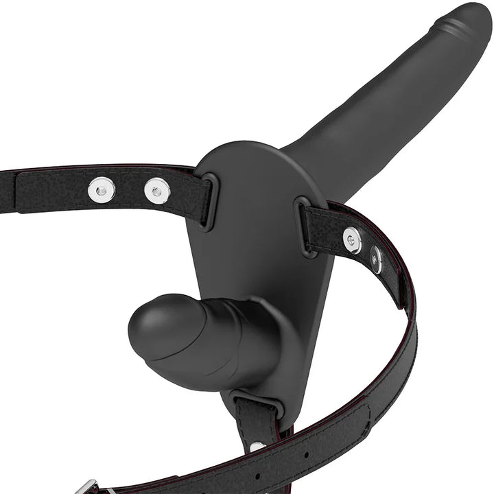 FETISH SUBMISSIVE HARNESS - DOBLE PENETRACIÓN NEGRO - Nuvica