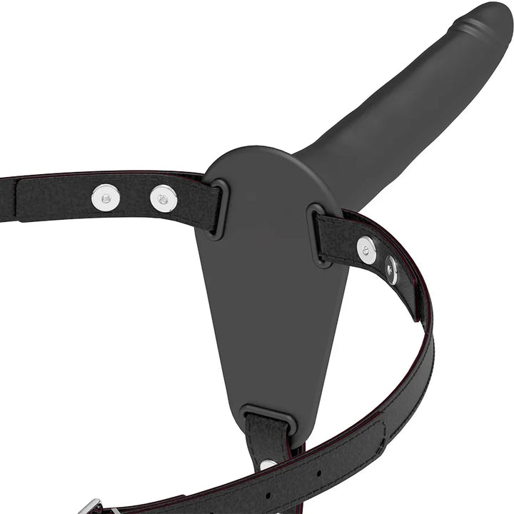 FETISH SUBMISSIVE HARNESS - SILICONA NEGRO 15 CM - Nuvica