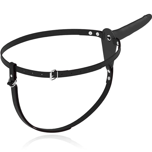 FETISH SUBMISSIVE HARNESS - VIBRADOR SILICONA NEGRO 15 CM - Nuvica