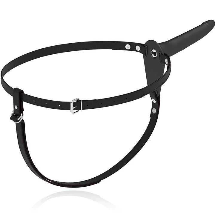 FETISH SUBMISSIVE HARNESS - VIBRADOR SILICONA NEGRO 15 CM - Nuvica