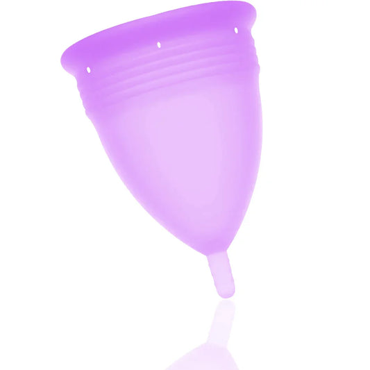 STERCUP - COPA MENSTRUAL FDA SILICONA LILA - TALLA L - Nuvica