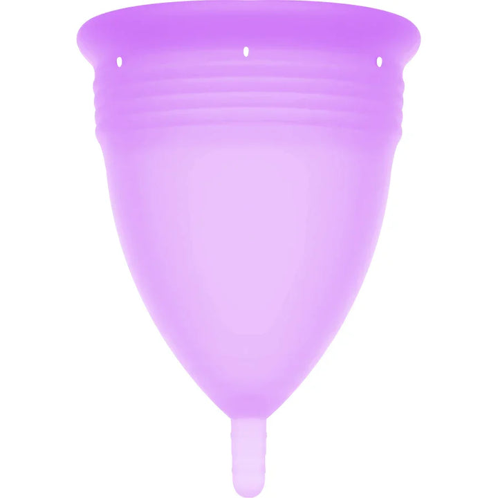 STERCUP - COPA MENSTRUAL FDA SILICONA LILA - TALLA L - Nuvica
