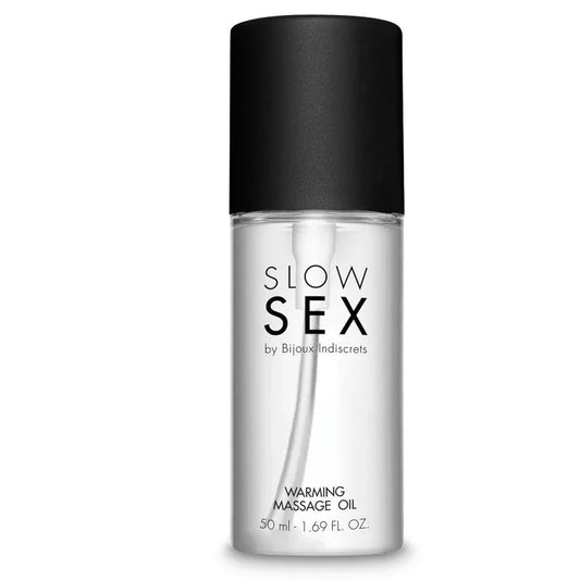 BIJOUX - SLOW SEX ACEITE MASAJE EFECTO CALOR 50 ML - Nuvica