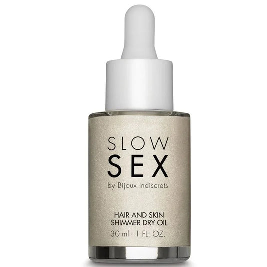 BIJOUX - SLOW SEX ACEITE SECO ILUMINADOR MULTIFUNCION 30 ML - Nuvica