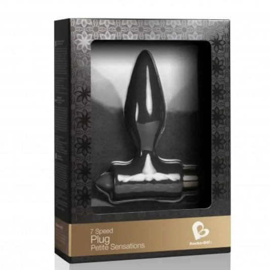 ROCKS-OFF - PLUG ANAL PARA PRINCIPIANTES PETITE SENSATIONS - NEGRO - Nuvica