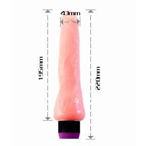 BAILE - VIBRADOR REALÍSTICO 19.5 CM - Nuvica