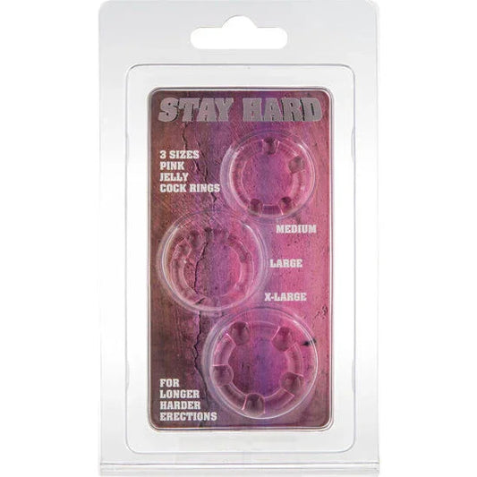 SEVEN CREATIONS - JUEGO TRES ANILLOS PENE ROSA - Nuvica