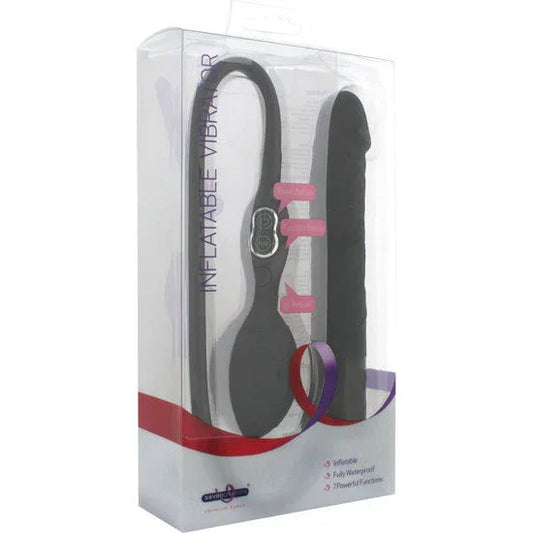 SEVEN CREATIONS - VIBRADOR HINCHABLE NEGRO - Nuvica