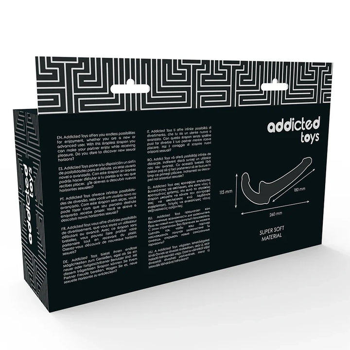 ADDICTED TOYS - DILDO CON ARNÉS SIN SUJECIÓN NATURAL - Nuvica