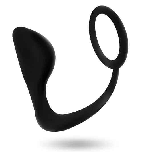 ADDICTED TOYS - PLUG ANAL CON ANILLO PENE NEGRO - Nuvica
