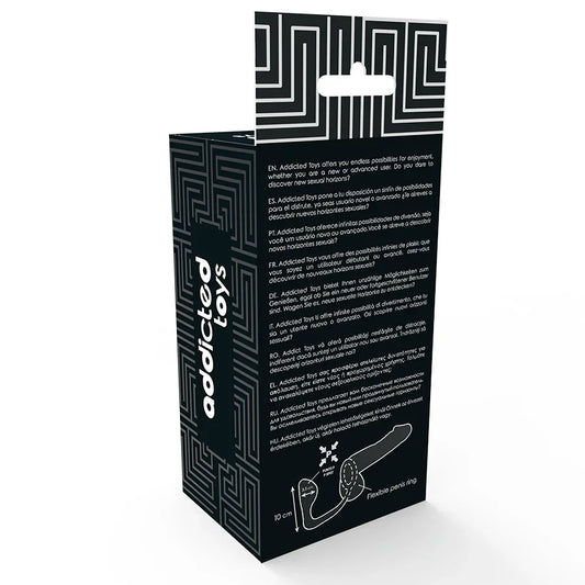 ADDICTED TOYS - PLUG ANAL CON ANILLO PENE NEGRO - Nuvica