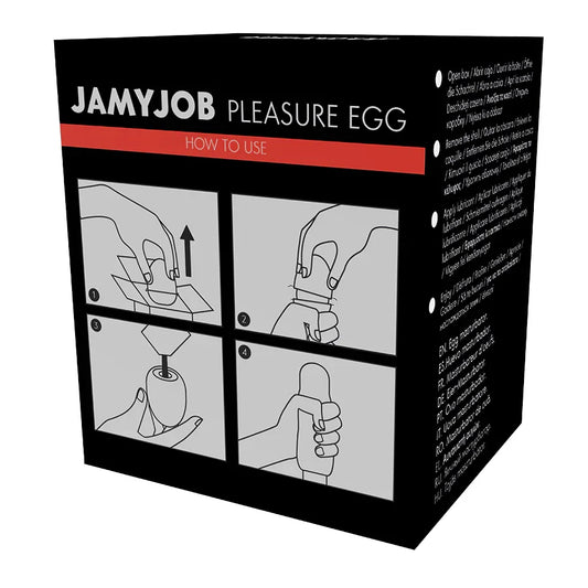 JAMYJOB - HUEVO MASTURBADOR DISCRETO VERSION BLACK TRY - Nuvica