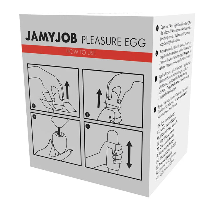 JAMYJOB - HUEVO MASTURBADOR DISCRETO EDICION ROJO FUN - Nuvica
