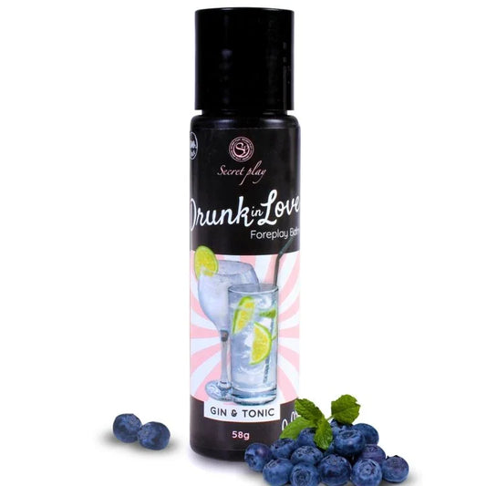 SECRETPLAY - LUBRICANTE DRUNK IN LOVE GIN&TONIC 60 ML - Nuvica