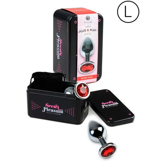 SECRETPLAY - PLUG ANAL ROJO L - Nuvica