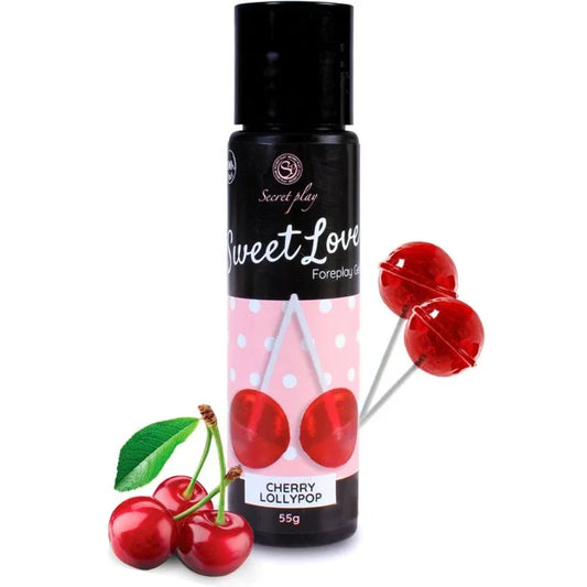 SECRETPLAY - CEREZA LOLLIPOP GEL SWEET LOVE 60 ML - Nuvica