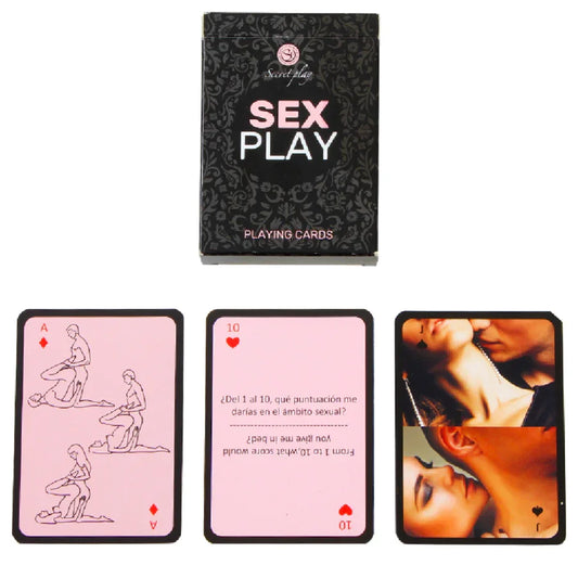 SECRETPLAY - JUEGO DE CARTAS SEX PLAY (ES/EN) - Nuvica