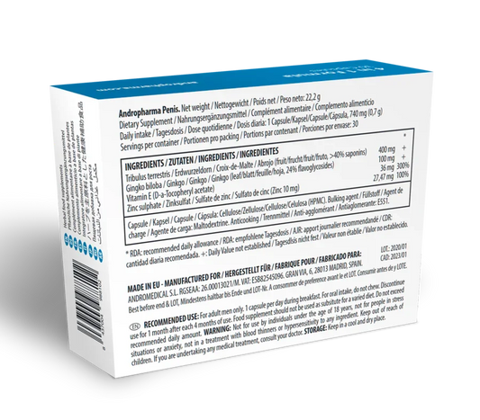 ANDROPHARMA PENIS - SUPLEMENTO ALARGAMIENTO PENE - Nuvica