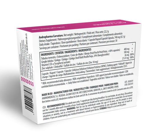 ANDROPHARMA - CURVATURE TRATAMIENTO PEYRONIE - Nuvica