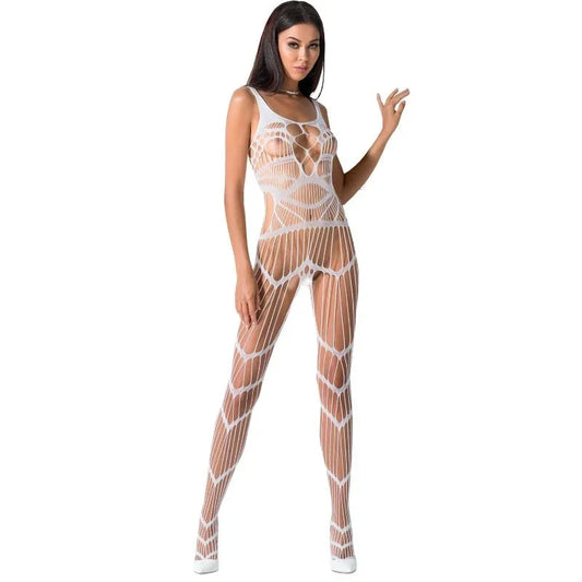 PASSION - WOMAN BS058 BODYSTOCKING ROJO TALLA ÚNICA - Nuvica