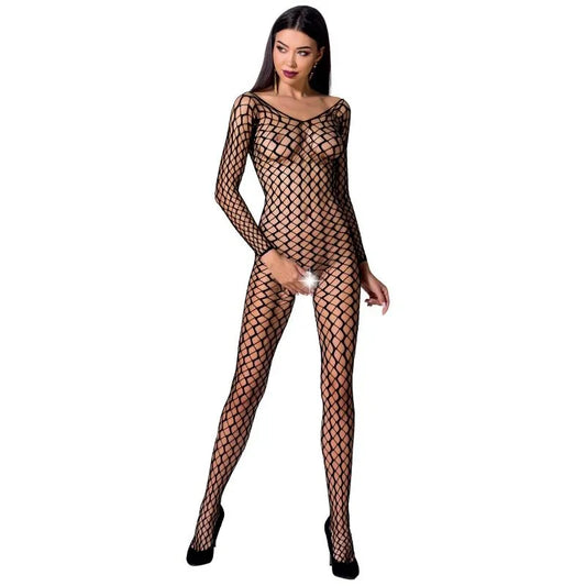 PASSION - WOMAN BS068 BODYSTOCKING NEGRO TALLA ÚNICA - Nuvica