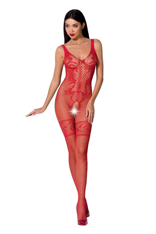 PASSION - WOMAN BS069 BODYSTOCKING NEGRO TALLA ÚNICA - Nuvica