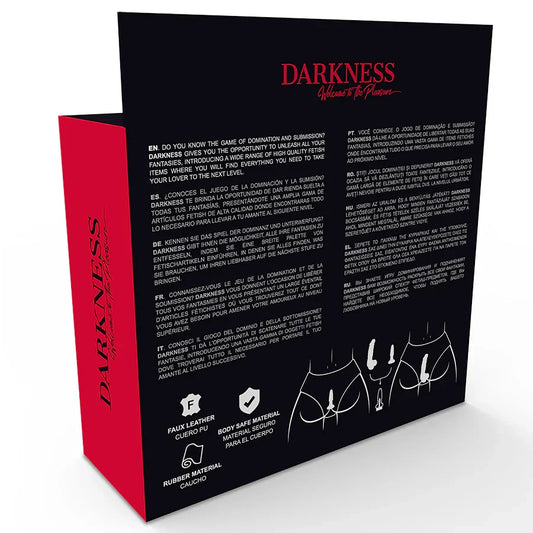 DARKNESS - PANTIES CON PLUG Y DILDO INTERCAMBIABLE - Nuvica