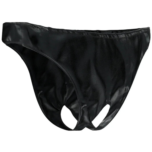 DARKNESS - PANTIES CON ABERTURA UNISEX TALLA ÚNICA - Nuvica