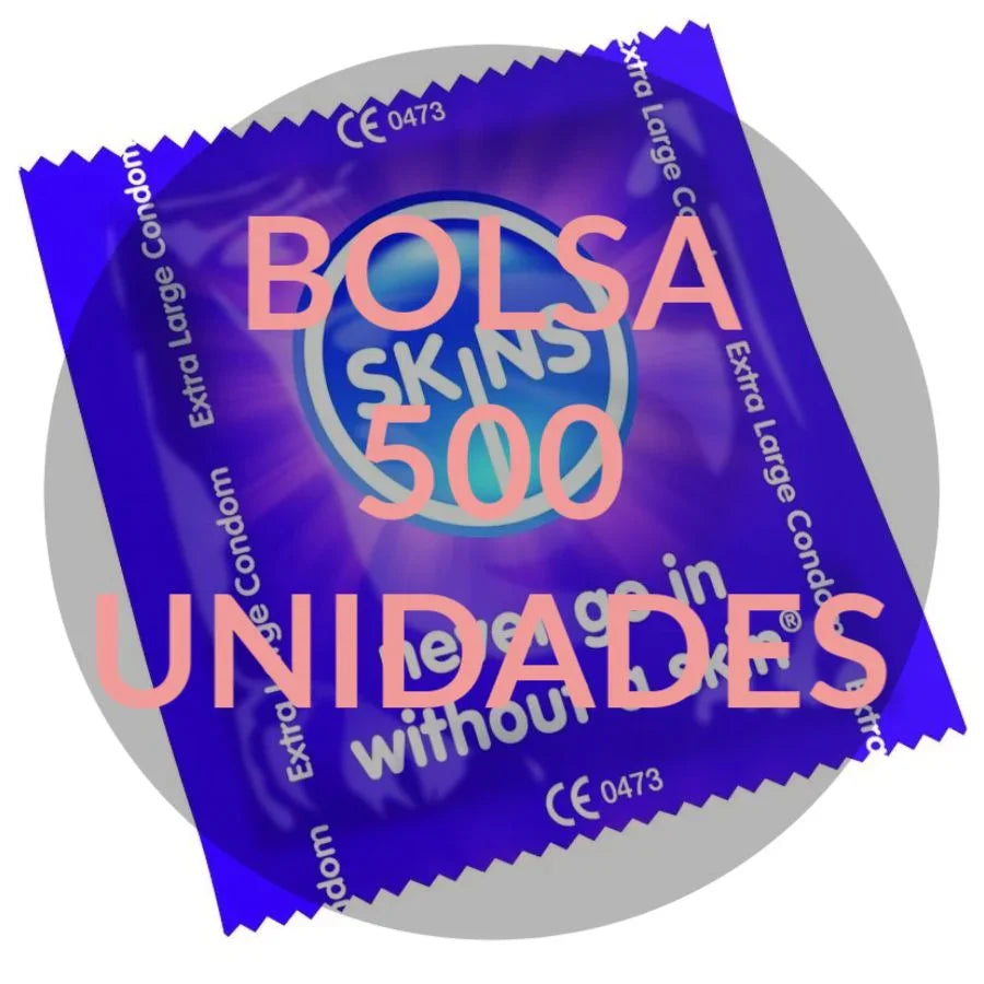 SKINS - PRESERVATIVO XXL BOLSA 500 UDS - Nuvica