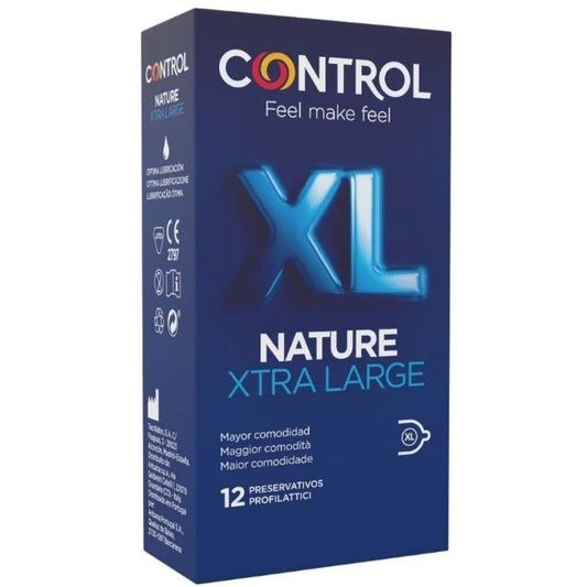 CONTROL - ADAPTA NATURE XL PRESERVATIVOS 12 UNIDADES - Nuvica
