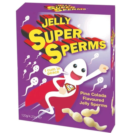 SPENCER & FLEETWOOD - JELLY SUPER SPERM GOMINOLAS FORMA ESPERMA 120 GR - Nuvica