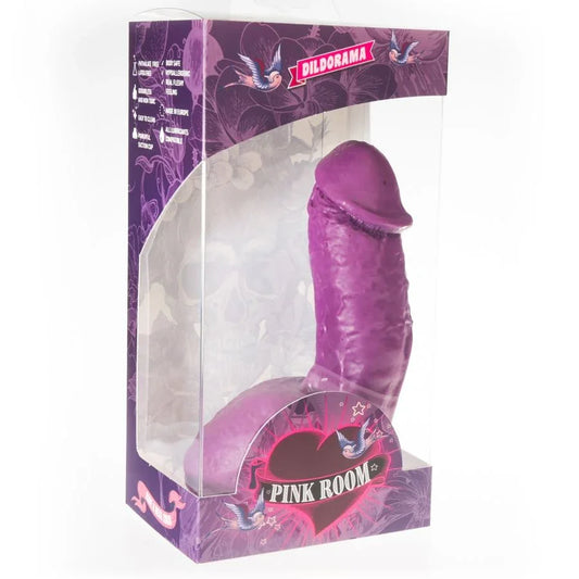 PINK ROOM - ELIAN DILDO REALÍSTICO LILA 17.5 CM - Nuvica