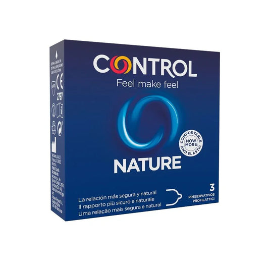CONTROL - NATURE PRESERVATIVOS 3 UNIDADES - Nuvica