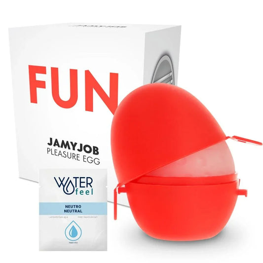 JAMYJOB - HUEVO MASTURBADOR DISCRETO EDICION ROJO FUN - Nuvica