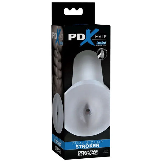 PDX MALE - PUMP AND DUMP STROKER MASTURBADOR - TRANSPARENTE - Nuvica