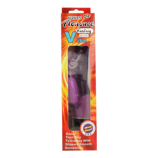 BAILE - WAVES OF PLEASURE FANTASY VIBRADOR CON RABBIT LILA 23 CM - Nuvica