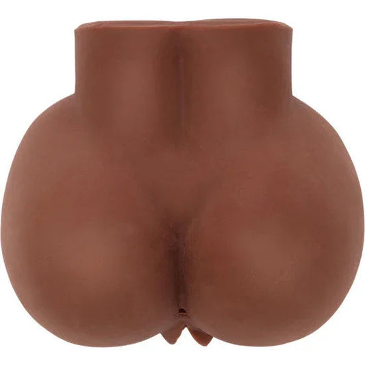 ACT - BIG ASS MASTURBADOR REALISTA CON VIBRADOR MARRÓN - Nuvica