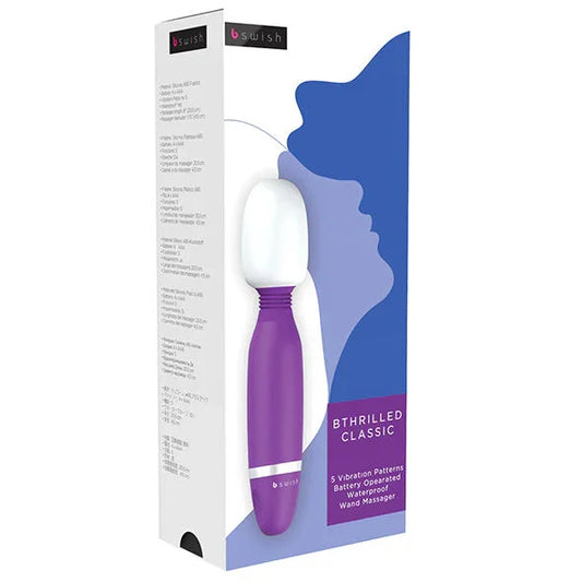 B SWISH - MASAJEADOR BTHRILLED CLASSIC LILA - Nuvica