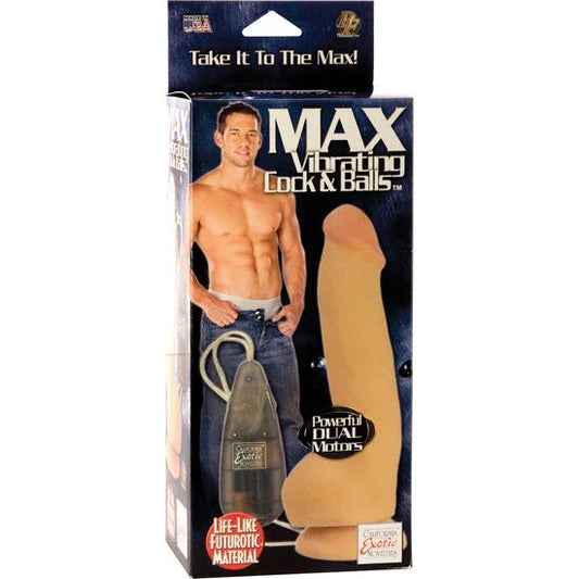 CALEXOTICS - MAX PENE REALÍSTICO CON DOBLE VIBRADOR - Nuvica