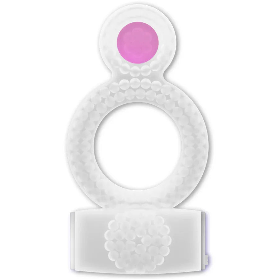 CASUAL LOVE - RING DOUBLE PLEASURE ANILLO TRANSPARENTE - Nuvica