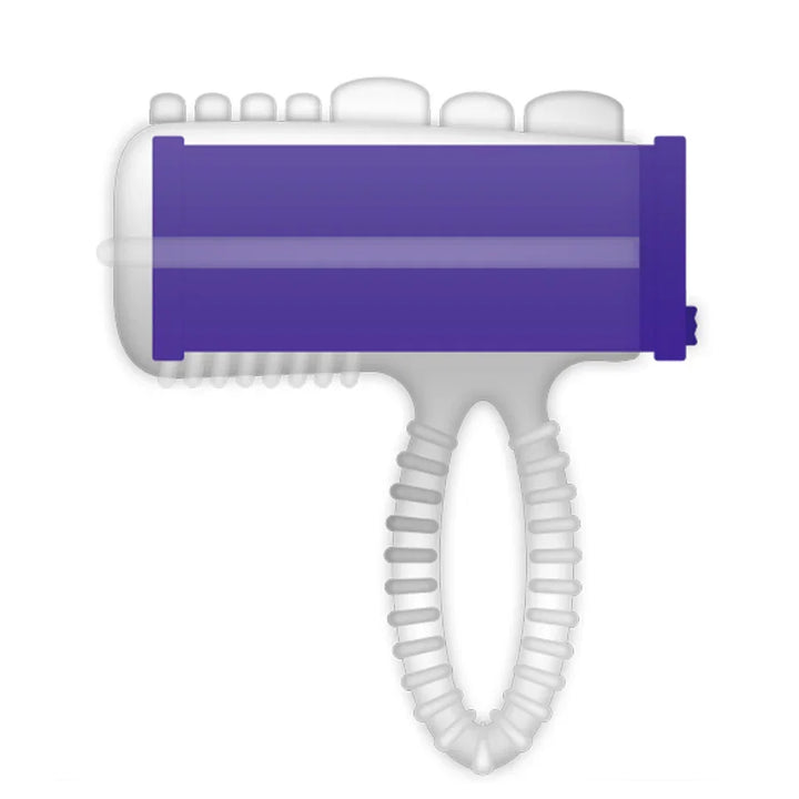 CASUAL LOVE - RING VIBRADOR LENGUA LILA - Nuvica