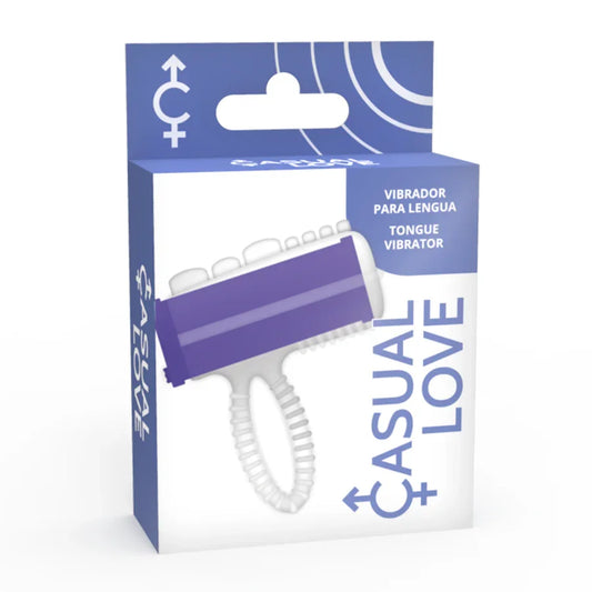 CASUAL LOVE - RING VIBRADOR LENGUA LILA - Nuvica