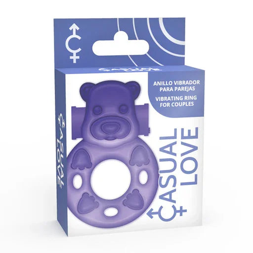 CASUAL LOVE - 26 ANILLO VIBRADOR CONEJITO LILA - Nuvica