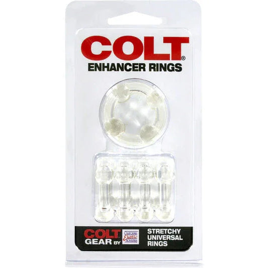 CALEXOTICS - COLT ENHANCER RINGS ANILLOS PARA EL PENE TRANSPARENTES - Nuvica